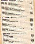 Le Flibustier menu