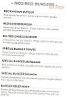 Red Beef menu