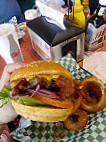 Phyllis' Giant Burgers food