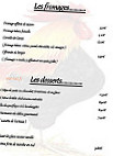 L'aquarium menu