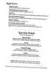 Castle's Mixins & Fixins menu