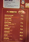 Snack De L'enclos menu