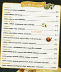 Nathalie Pizza menu