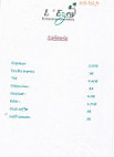 L'eyra menu