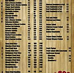 Koththu Hut menu