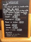 Lo T’chapaïre menu