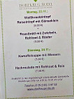 Dorfkrug Roda menu