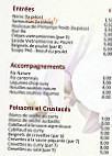 Le Petit Hoa Dao menu