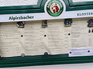 Talwiesenschänke menu