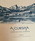 A Cursita menu