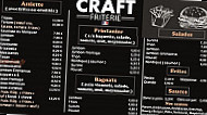 Craft menu