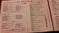 Le Venezia menu