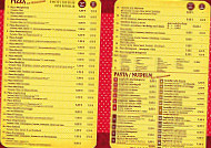 Pizzeria D'amore menu