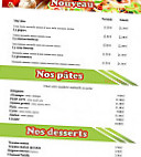 Allo Pizza menu