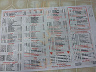 Chinatown menu