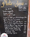 La Réserve menu