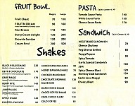 Joules menu