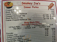 Smokey Joe's Barbecue menu