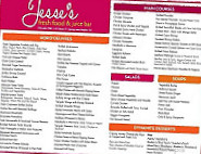 Jesse's Fresh Food Juice menu