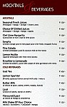 Bayleaf - Hotel Express Residency menu