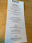 Bistro Sinne menu