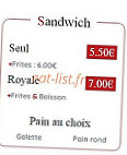 French Baba menu