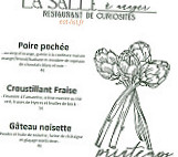 La Salle Brocante menu