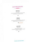 L'Océan menu