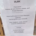 Le Guilberville menu