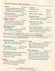 Ruth's Chris Steak House menu