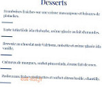 Les Regates menu