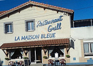 La Maison Bleue outside