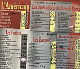 New French Burger menu