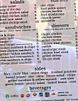 Chaddar's menu