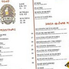 Ostoja Huzara menu