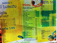 La Favorita menu