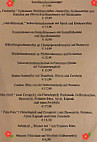 Jägerstüberl menu