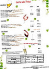 Grenouilles Et Délices menu