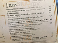 Le Versailles menu