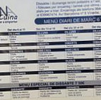 La Bona Cuina menu