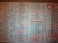 Great Wall menu