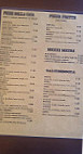 Pizzeria Trattoria La Lanterna menu