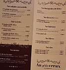 Au P'tit Creux menu