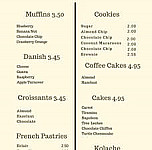 The Hub Cafe Bistro menu