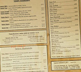 Chez Grand Maman menu