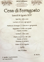 Lido Di Caldonazzo food