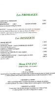 La Nouvelle Citadelle menu