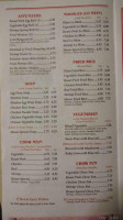 King Garden menu