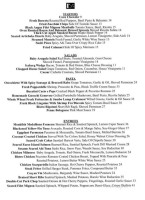 Bistro Seven Three menu