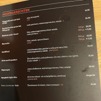 Grand Cafe De Zwaan menu